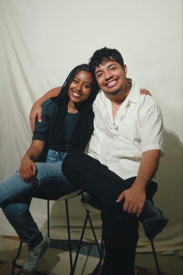 Student Government 2023-2024 President Helen Getachew and Vice President William Ramirez .