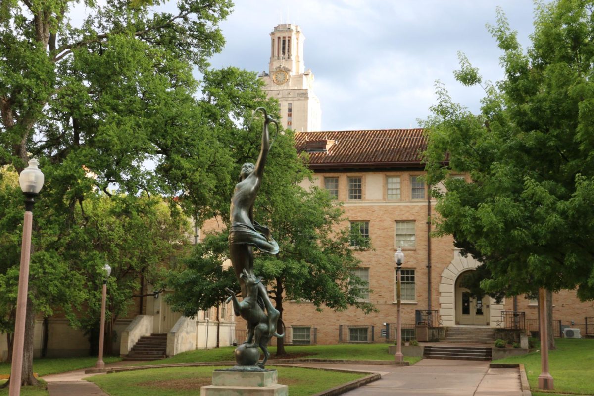 Andrews Residence Hall on UT campus on Wednesday.